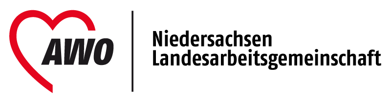 Logo der AWO Niedersachsen Landesarbeitsgemeinschaft.
